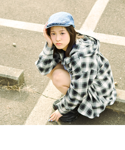 【LTXC】チェックシャツパーカー