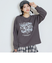 【綿100%】グラフィックアソート長袖T