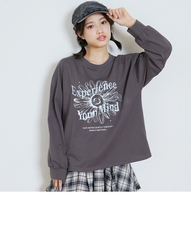 【綿100%】グラフィックアソート長袖T