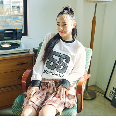 【LTXC/綿100%】ナンバーアップリ長袖T