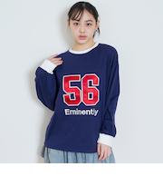 【LTXC/綿100%】ナンバーアップリ長袖T