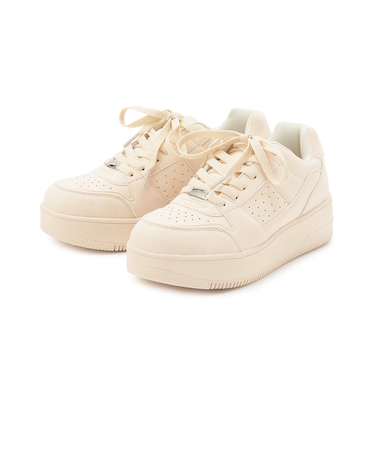 【LTXC】軽量厚底コートスニーカー