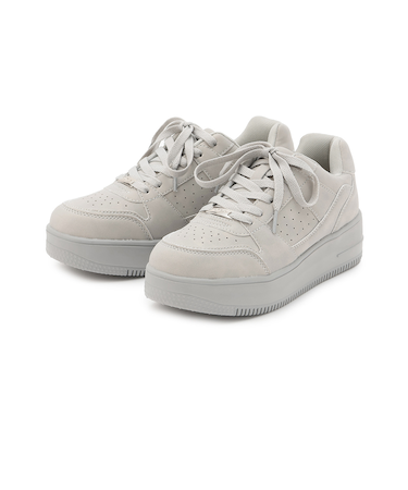 【LTXC】軽量厚底コートスニーカー