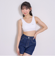 メッシュハーフトップ