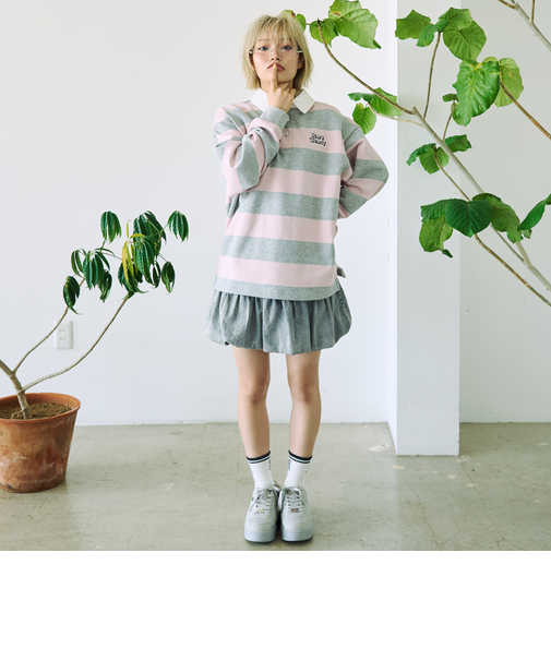 【LTXC】デニムバルーンスカート