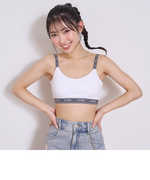 LTXC】ロゴ紐2wayハーフトップ｜ラブトキシックの通販｜&mall（アンド