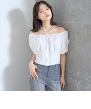 オフショルブラウス