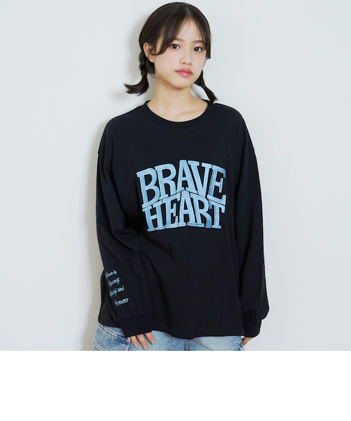 【GOODPRICE】【LTXC/綿100%】ビックロゴカラー長袖T