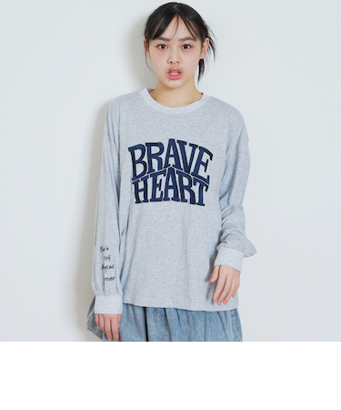 【LTXC/綿100%】ビックロゴカラー長袖T