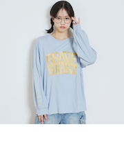 【LTXC/綿100%】ビックロゴカラー長袖T