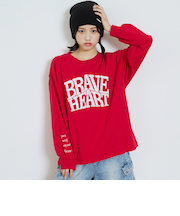 【GOODPRICE】【LTXC/綿100%】ビックロゴカラー長袖T