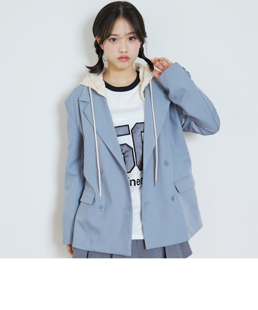 フードつきジャケット