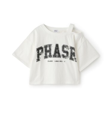 【LTXC/綿100％】ワンショルロゴ半T