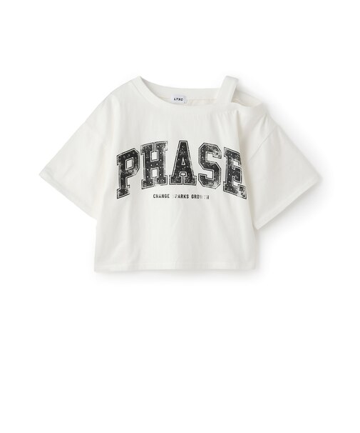 【LTXC/綿100％】ワンショルロゴ半T