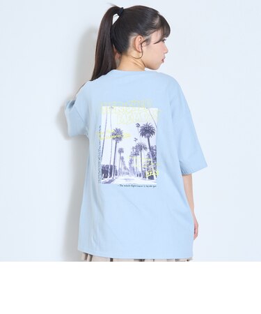 【綿100%】バックフォトルーズ半袖T