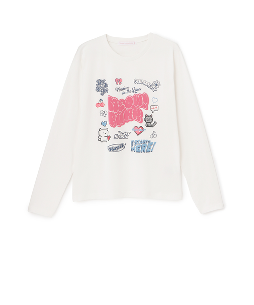 【7days】デジタルモチーフTシャツ