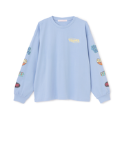 【7days】ワッペンプリントルーズTシャツ