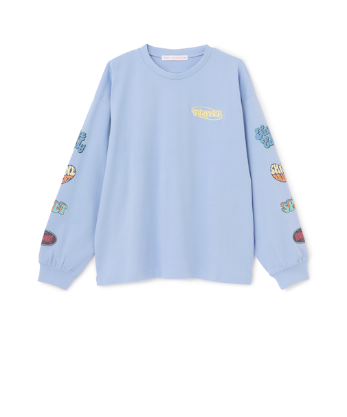【7days】ワッペンプリントルーズTシャツ