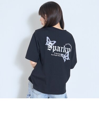 【LTXC/綿100%】5分袖グラフィック半袖T