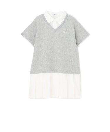 レイヤード風ワンピース