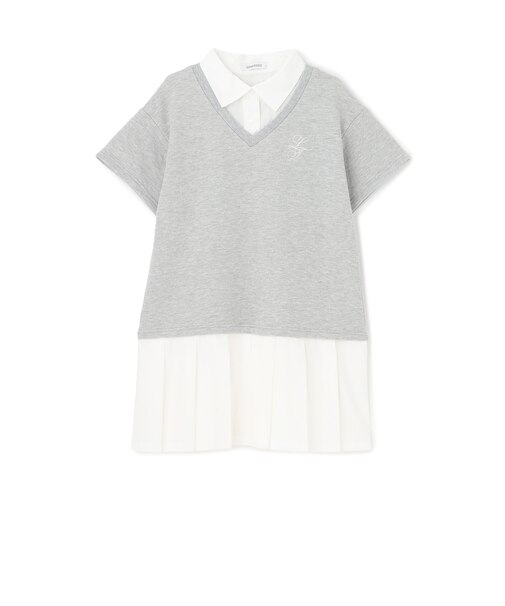 レイヤード風ワンピース