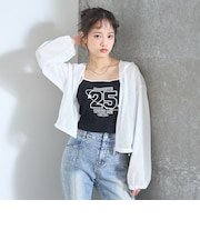 【LTXC/抗菌防臭】キャミつきメッシュパーカー