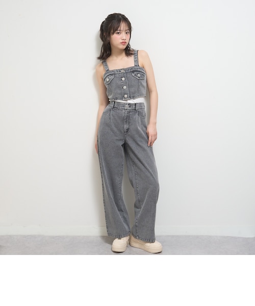 LTXC】デニムパンツビスチェセットアップ｜ラブトキシックの通販