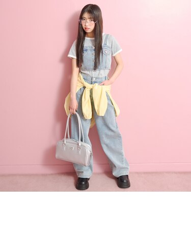 【LTXC】デニムパンツビスチェセット