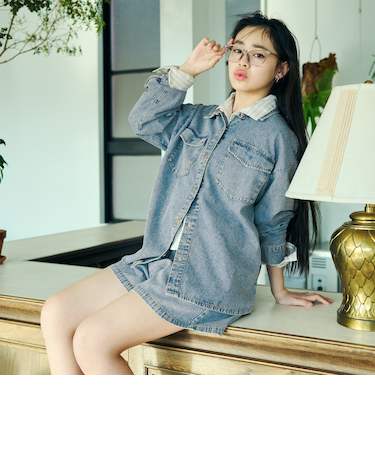 【LTXC】デニムシャツセット