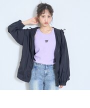 【LTXC/UV/防花粉】ナイロンジップブルゾン