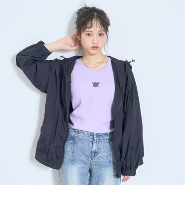 【LTXC/UV/防花粉】ナイロンジップブルゾン