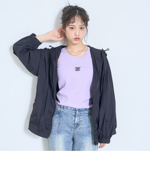 【LTXC/UV/防花粉】ナイロンジップブルゾン