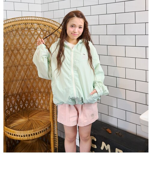 【LTXC/UV/防花粉】ナイロンジップブルゾン