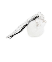 ラメファーハートチャーム