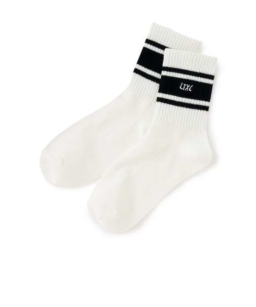 【LTXC】マルチラインクルーソックス