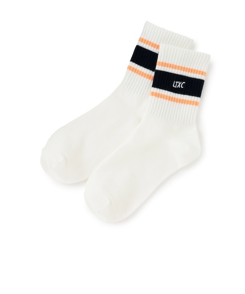 【LTXC】マルチラインクルーソックス