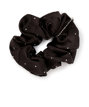 ストーンつきサテンシュシュ