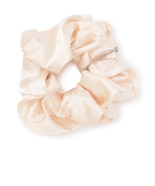 ストーンつきサテンシュシュ