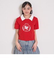 【7days】衿つきクロップTシャツ