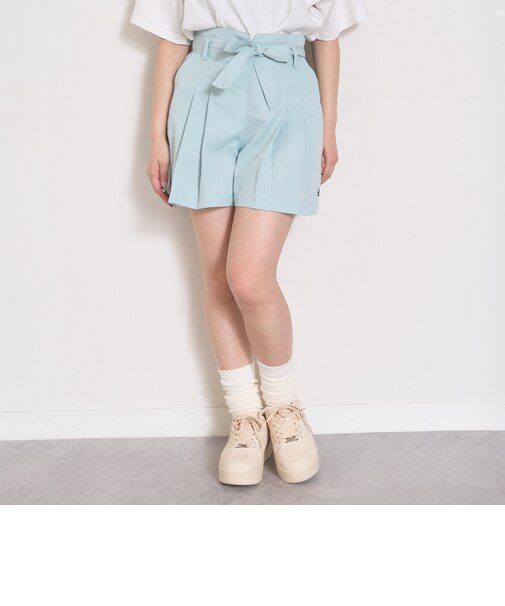 【7days】【GOODPRICE】リボン付キュロットスカート