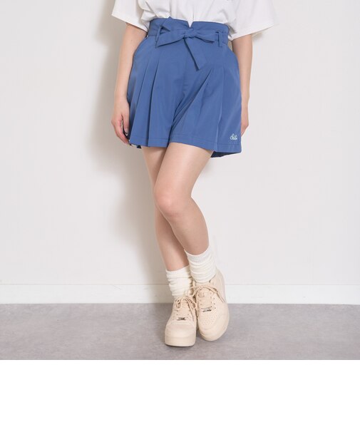 【7days】【GOODPRICE】リボン付キュロットスカート
