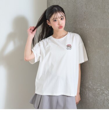 【綿100%】アニマルフレンズ4カットモチーフ半T