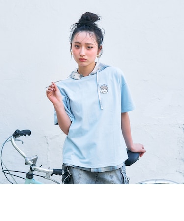 【綿100%】アニマルフレンズ4カットモチーフ半T