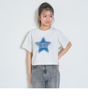 【LTXC/綿100%】スターモチーフスプレー半T