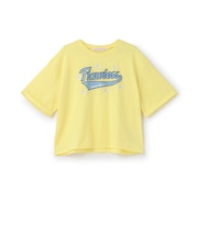 【7days】ロゴ＋お花刺しゅうTシャツ