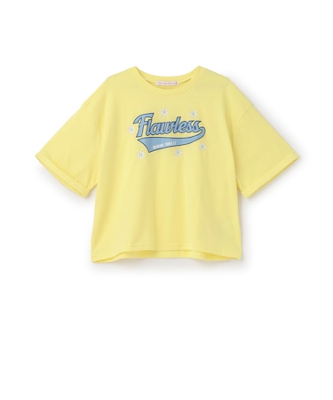 【7days】ロゴ+お花刺しゅうTシャツ