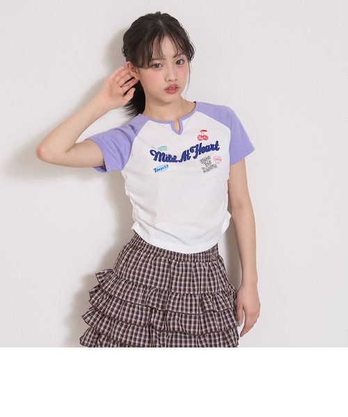 ラング♡Tシャツ 7days】ラグラン半袖Tシャツ｜ラブトキシックの通販｜&mall（アンド