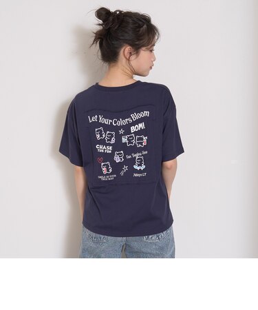 【7days】【GOODPRICE】クマモチーフ半袖Tシャツ