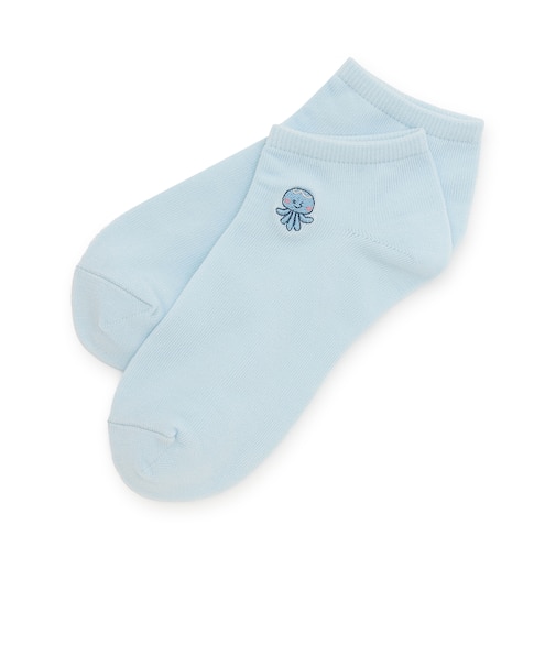 海の生き物スニーカー丈ソックス