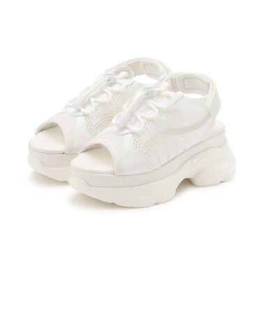 【LTXC】ドローコード厚底サンダル